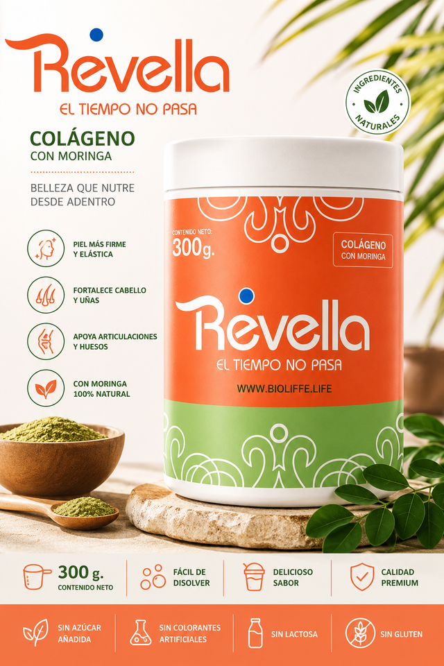 REVELLA... COLAGENO+MORINGA